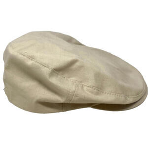 Young An Hat Company Newsboy Cap Beige One Size Adjustable Lightweight Sz M/L